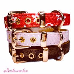 LEATHER DOG COLLARS 