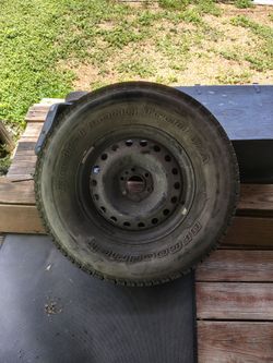 Nissan frontier full size tire