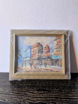 Moline Rouge Scene Signed By Burney 
