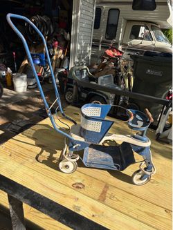 Antique 1940’s  Baby Stroller Buggy