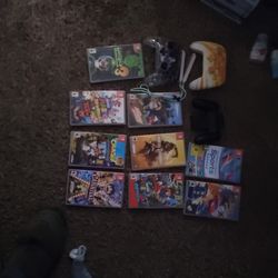 Nintendo Switch With 9 Games An 2 Controllers