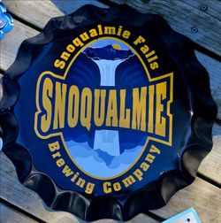 Sniqualmie Falls Bottle cap Tin Tacker