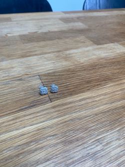 Moissanite Clover Stud Earrings