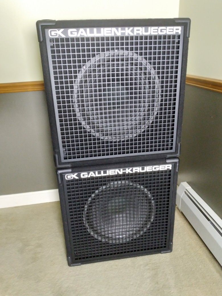 Gallien Kreuger 1x15 Bass Cabinets