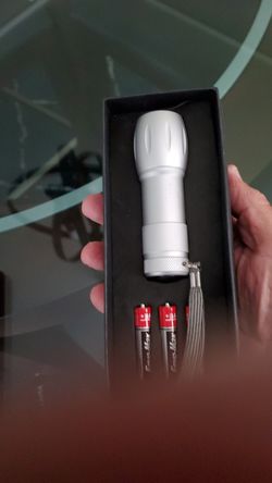 battery operated flashlight
