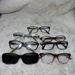 Lot of 7 Authentic Coach frames (read)