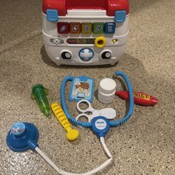 VTECH PLAY & HEAL MEDICAL KIT DOCTOR TOY 