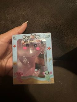 Squishy Salamander Toy in Box
