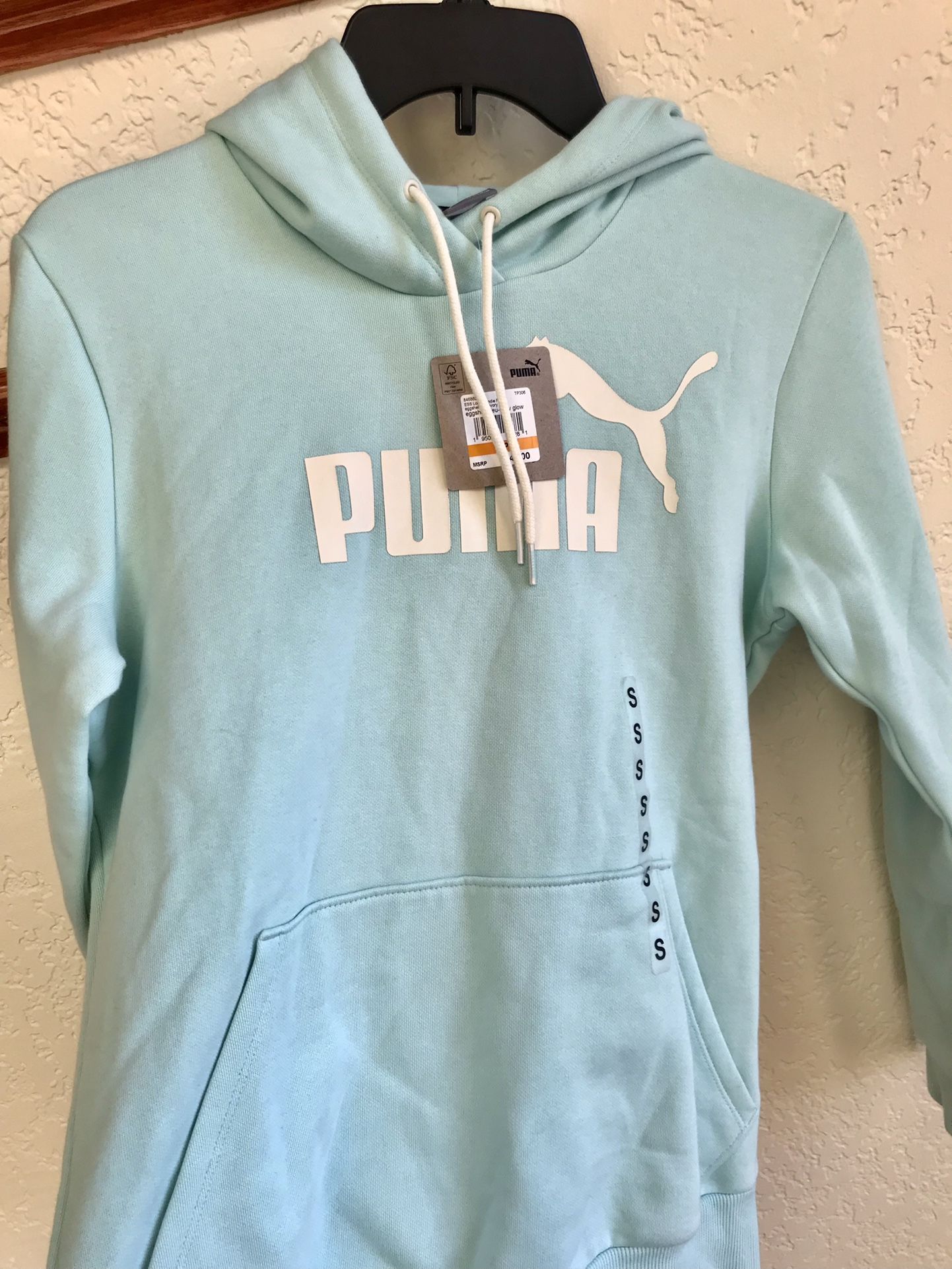 New Light Teal Puma Sweatshirt