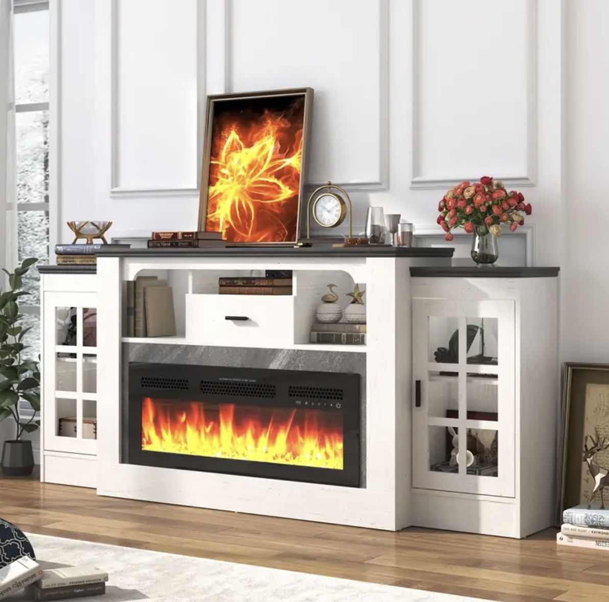 Brand New Tv Stand Fireplace