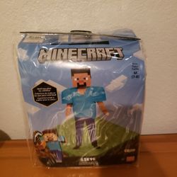 Kids Minecraft Steve Costume