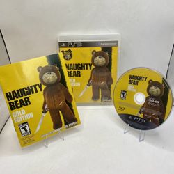 Naughty Bear Gold Edition - Sony PlayStation 3 PS3 CIB COMPLETE Tested & Working