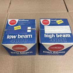 Vintage Round Auto Headlights 