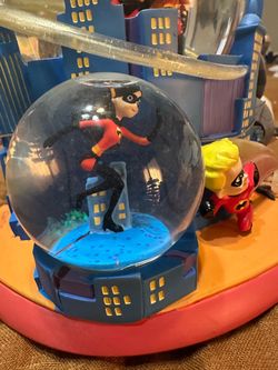 INCREDIBLES Disney snow globe.