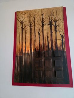 Wood forest frame