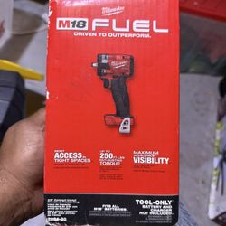 Milwaukee M18 FUEL GEN-3 18V Lithium-Ion Brushless Cordless 3/8 in. Compact Impact Wrench with Friction Ring (Tool-Only) $150 BRAND NEW FIRM PRICE 
