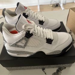 Nike Air Jordan IV White Cement 2016 Sz 9.5
