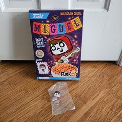 Disney Pixar Coco Miguel FunkOs Cereal Box & Sealed Pocket Pop BoxLunch Exclusive