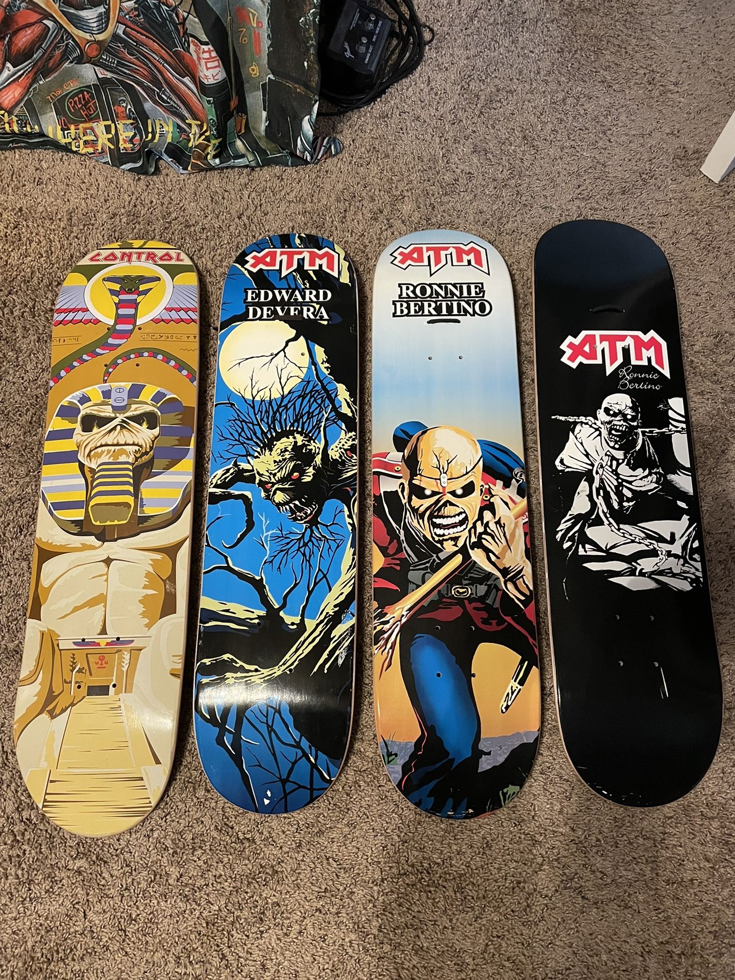 Iron Maiden ATM Skateboard Decks