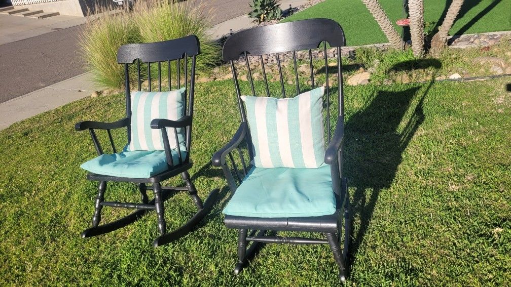 Black Rocking Chairs