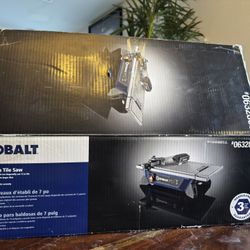 Used Kobalt 7in Bench Top Tile Saw