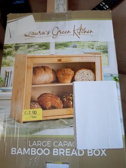 Laura's green kitchen Bamboo bread box