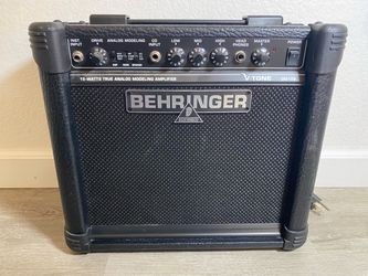 Behringer V-Tone GM108 15W True Analog Modeling Guitar Combo Amplifier Black 3 available $75 Each
