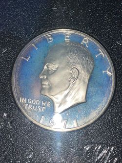 1971 S  PROOF EISENHOWER DOLLAR .