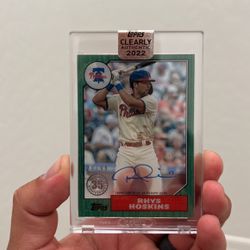 Rhys Hoskins Clearly Authentic Green #20/99