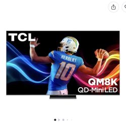65” TCL QM8K 2025 BRAND NEW TV