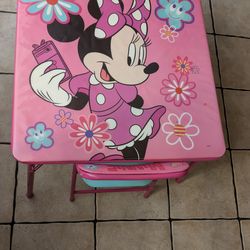 Minnie Mouse table for girls