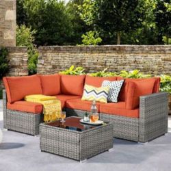 Patio Sofa Set Brand New Inside The Box Outdoor Couch Outdoor Sofa Brand New 🆕🛺🚚🆕