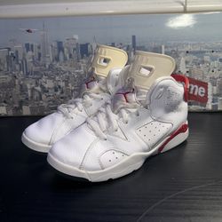 Nike Air Jordan 6 Red Oreo Shoes Kid's Size 3Y Retro Youth Red White DV3605-162