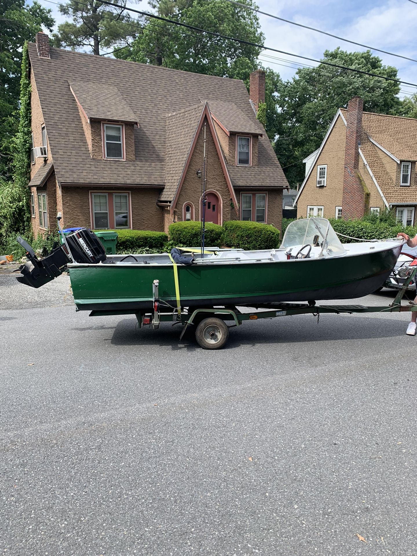 15 Ft Grumman Boat - Trailer Included 750 OBO$