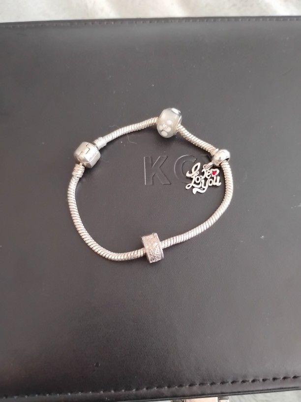 Silver Charm Bracelet 