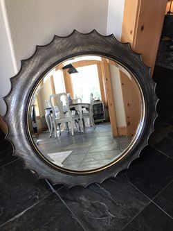 Huge Gray Wall Mirror