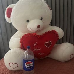 Oso Se Peluche De 3 Pies  x 3 Pies  En Buenas Condiciones Super Limpio