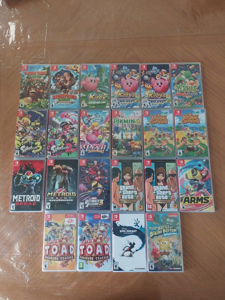 Donkey Kong Kirby Splatoon And Other Nintendo Switch Games