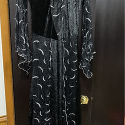 Celestial Sorceress Witch Halloween Costume Robe
