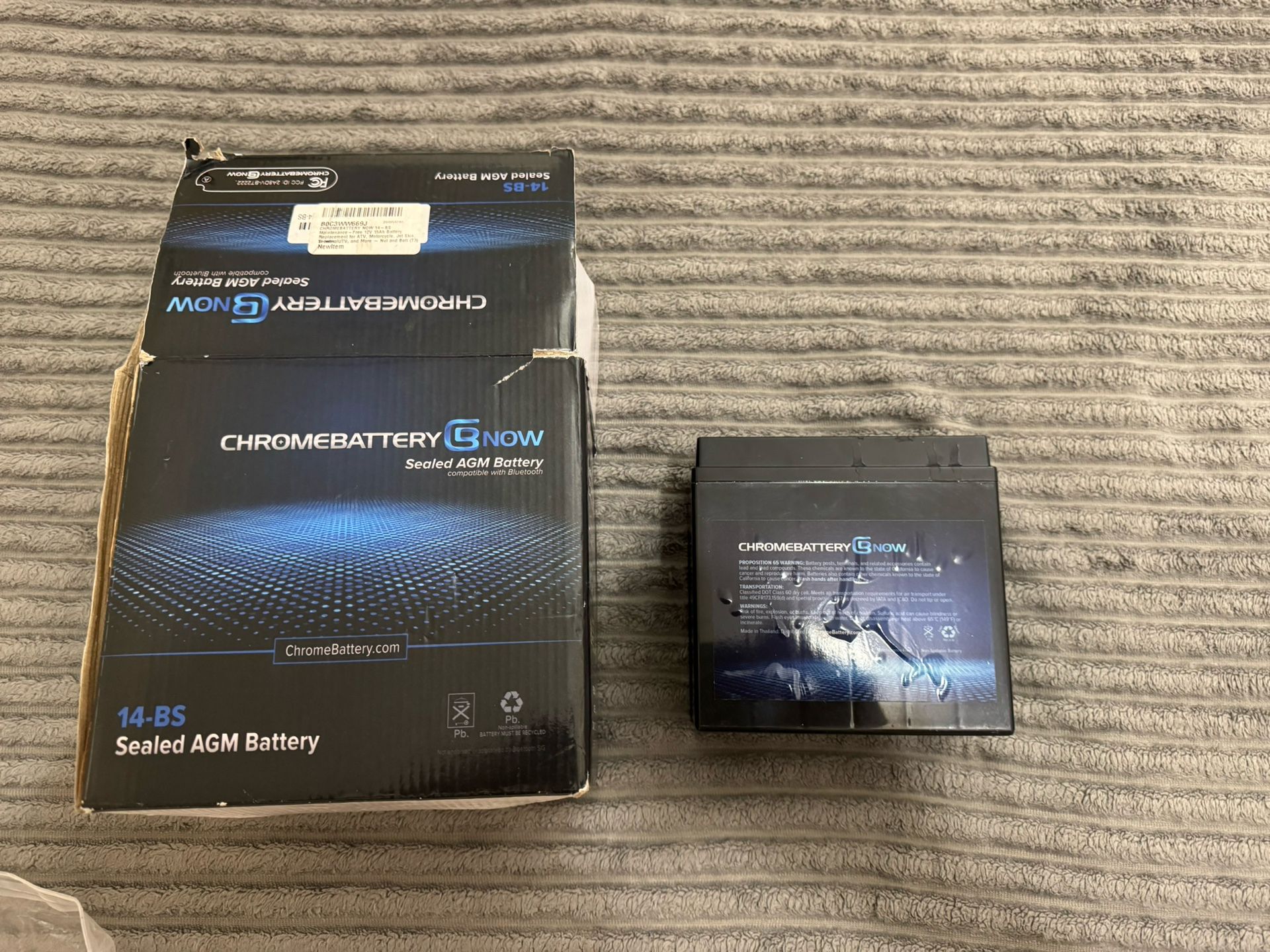 YTX14-BS INTELLIGENT BLUETOOTH ENABLED MOTORCYCLE BATTERY