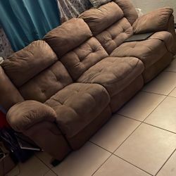 Reclining 5 Seat Sofa Set