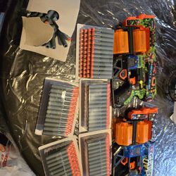 Like New Set of 2 XSHOT  Last Stand Dart Blaster - Game Over (288 Darts) Toy,Kids.Dads, moms, friends, grandparents, Open-try it ones. No box.soft 