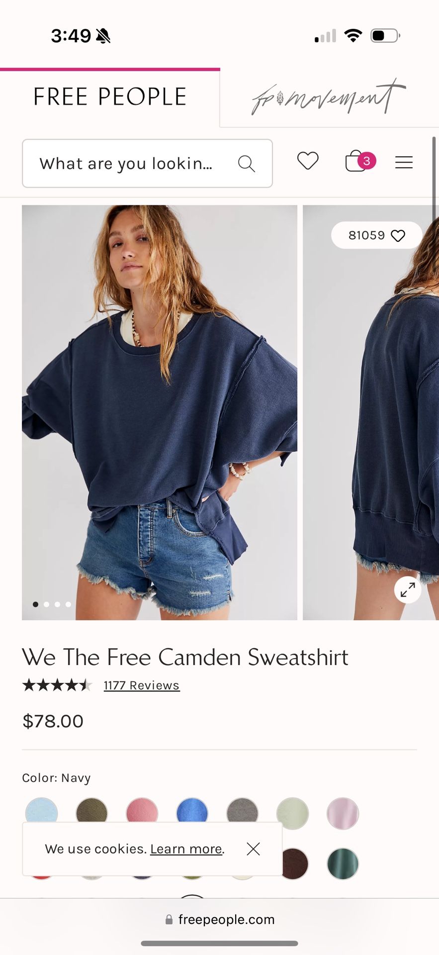 Free People Camden Sweatshirt