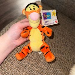 Vintage Disney Winnie The Pooh Tigger Beanbag Friend Plush