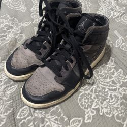 Black Hightop Air Jordans