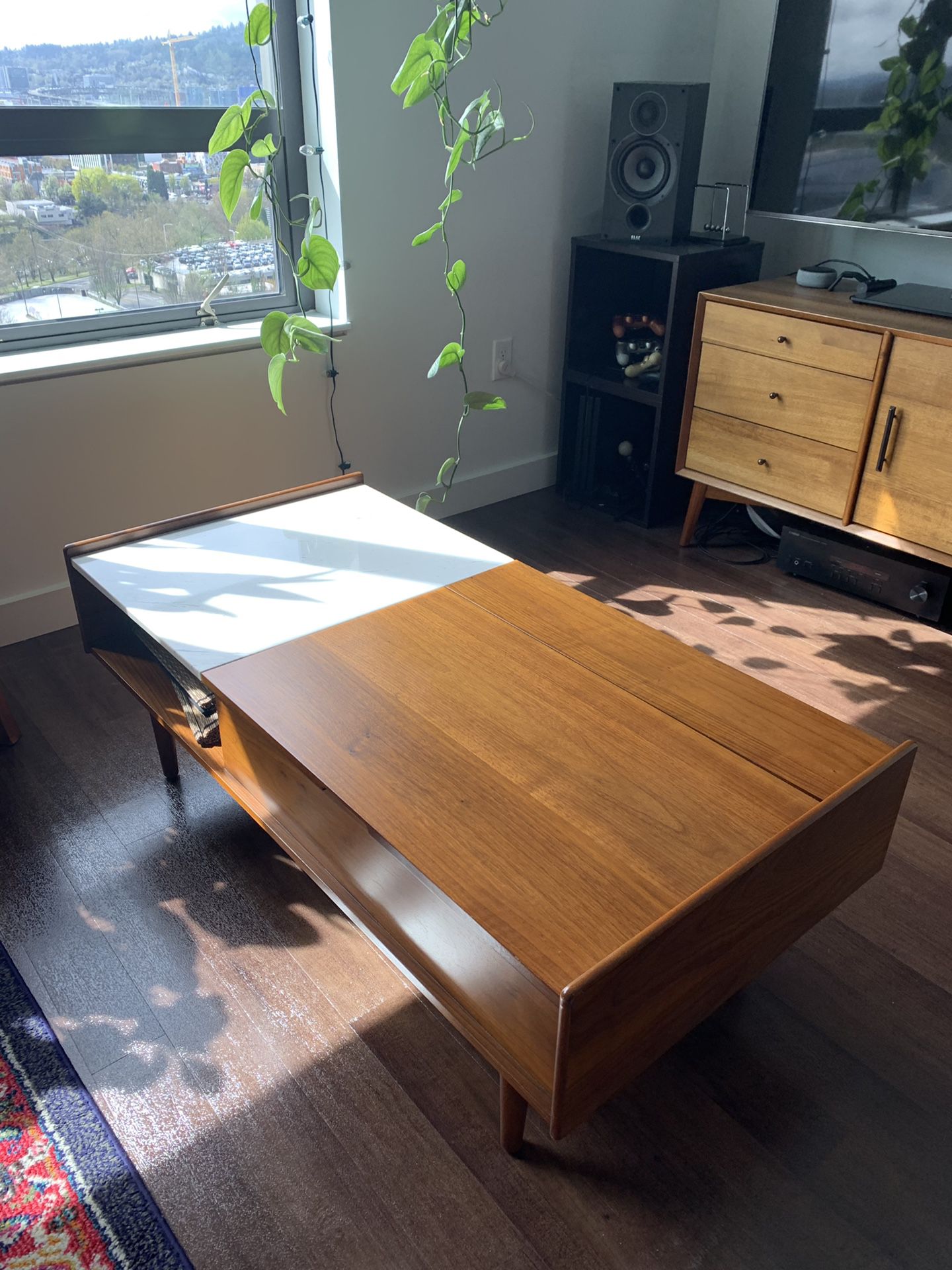 West elm pop-up coffee table (mid century modern)