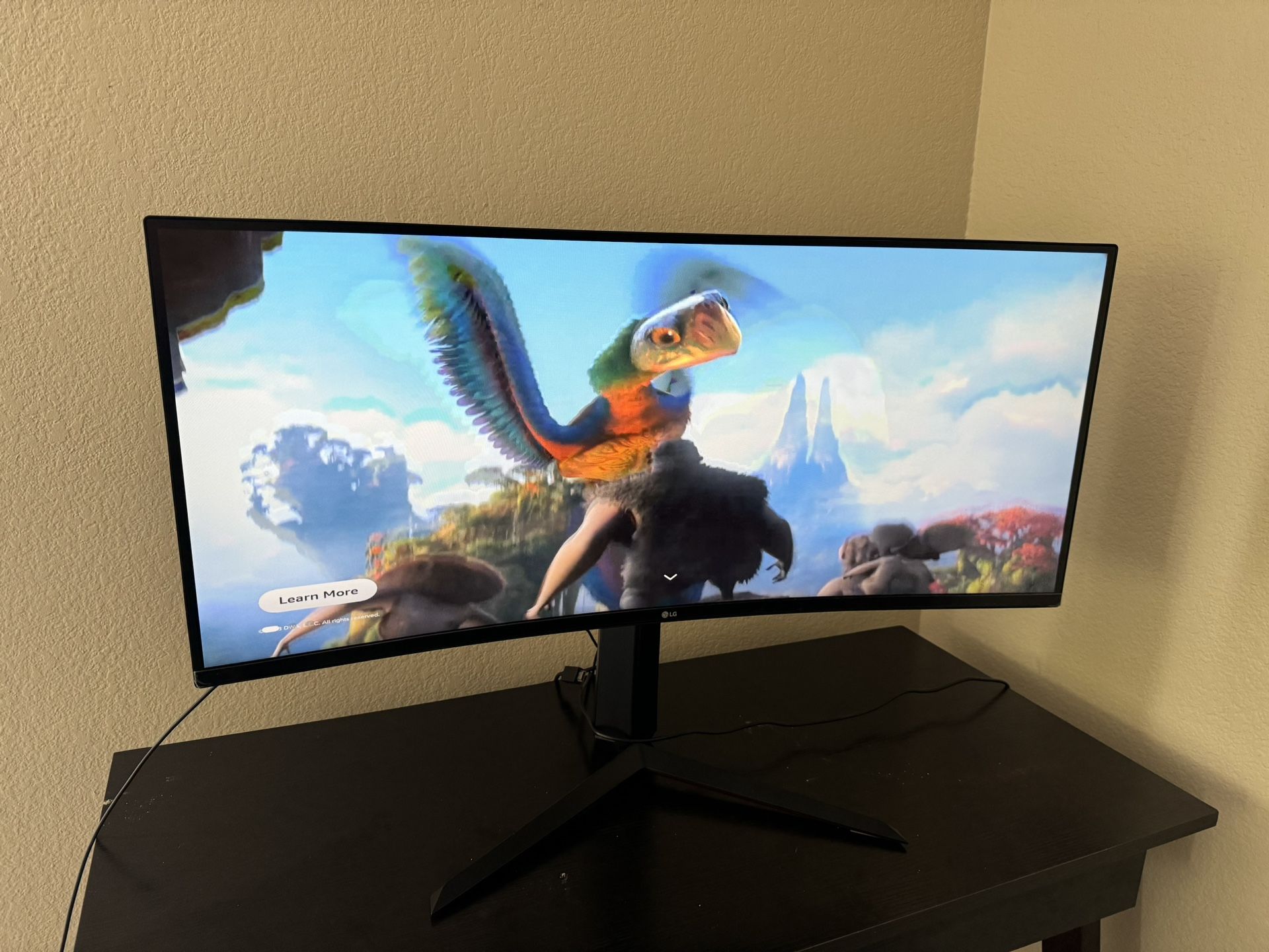 UltraGear LG - 34" LED Curved UltraWide QHD 160Hz FreeSync Premium Monitor