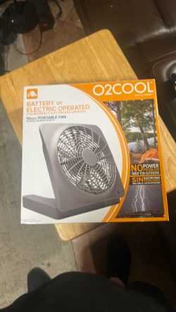 O2COOL 10 inch portable fan