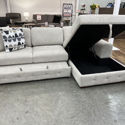 Sectional With Storage And Sleeper 