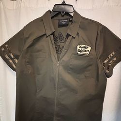 Harley zip up women’s shirt